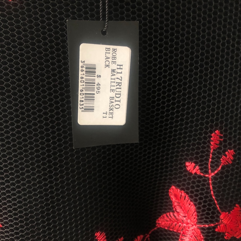 Maje Rudio Robe Embroidered Tulle Dress - Picture 5 of 5